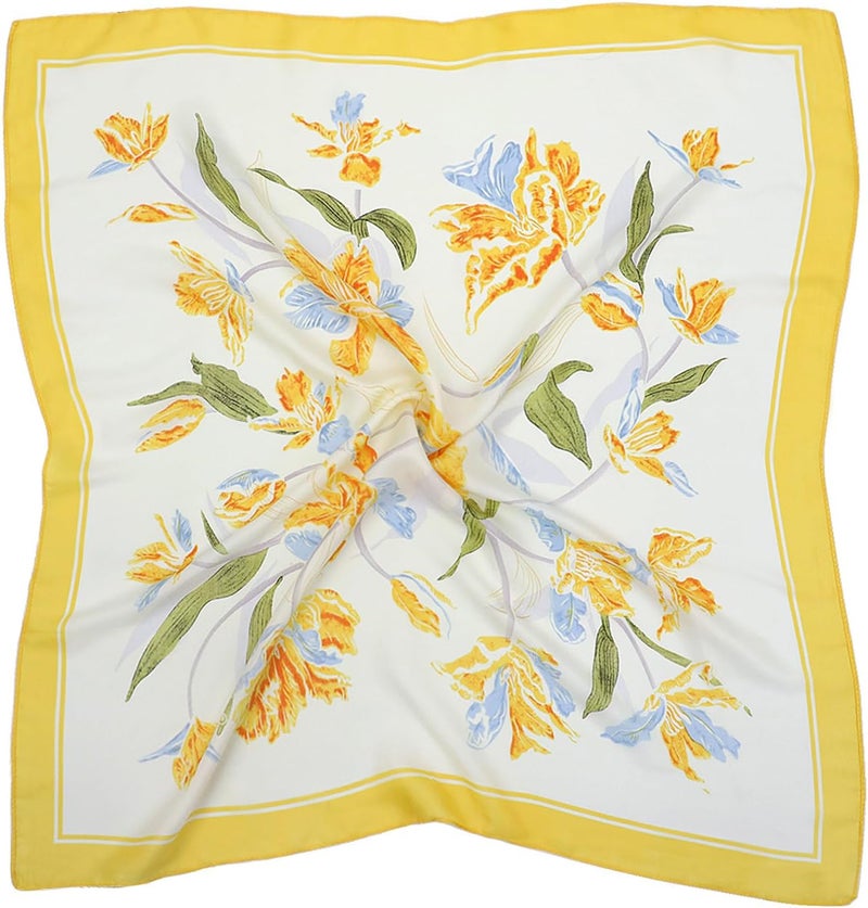 vimate Head Scarf for Women Hair 27'' Square Satin Silk Feeling Bnadana Neck Scarf Handbag Accessories Etc - Image 5